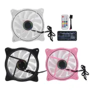 3Pcs Cooling Fans Argb Controller 11 Fan Blades Silent Computer Air Cooler TOH