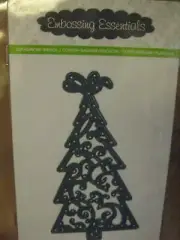 Darice Metal Die Cut Large Christmas Tree Evergreen | Emboss, Stencil, Cut Scrap