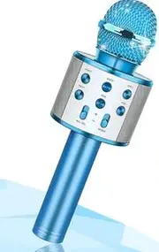Spacetech Electronics Wireless Karaoke Microphone - Blue