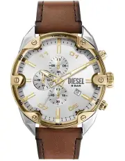 [Diesel] Spiked Chronograph Watch DZ4665 in Brown