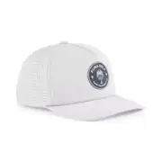 Puma Mens Circle Flower Tech Cap Snapback - 02525102 - Ash Gray - OSFA