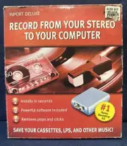 XiteI Inport Deluxe Software Record From Your Stereo To Your Computer New