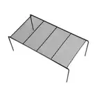 Black Metal Shelf for Storage, Kitchen Organizer Rack, Spice Jar Can Holder.