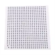 (silver 3mm)500pcs Epoxy Life Like 3D Eyes Adhesive Fly Tying Crafts Tool FA
