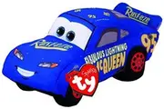 TY Cars 3 Fabulous Lightning McQueen Plush Toy, Blue