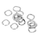 100Pcs Washer Assortment Kit Crinkle Wavey Washers A2 Fastener HardwareM10.