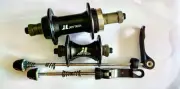 MTB Folding bike front & Rear Hub Set quick release 28 holes V brake 74mm 135mm