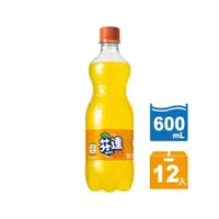 在飛比找ETMall東森購物網優惠-【Fanta芬達】橘子汽水 寶特瓶600ml(12入/箱)