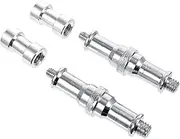 TEHAUX 2Sets Threaded Screw Nut Adapter to Converter for Flash Light Stand Screw Adapter Kit for Tripods and Camera Accessories