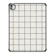 iPad Pro 13-inch (M4) iPad Impact Case Rustic Grid Light Beige iPad