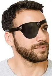 Andean Leather - Leather Eye Patch for Right and Left Eye