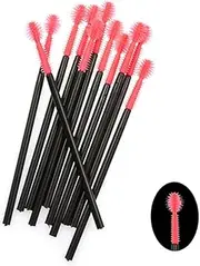 50PCS/PACK Disposable Silicone Eyelash Brush Mascara Wands Applicator Eyebrow Brush Eyelash Extension Supplies Makeup Tools(Spherical Shape)Spoolie Brushes Eyelash Brushes Mascara Brushes Silicone Br