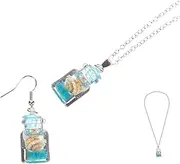 [LIFKOME] 1 Set Silver Earrings Wishes Jewelry for Women Colorful Necklace for Women Hanging Necklace Pendants Necklaces Gold Dangle Earrings for Women Charms Women Necklace Decor Plastic