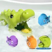 Crocodile Eat Small Fish Children Bath Water Toy Creative Game Kid Bathroom Gift
