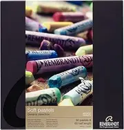[Rembrandt] Soft Pastel Master Box Set, 120-Piece (60 Full Sticks + 60 Half Sticks), General Selection