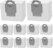 10 Pack Dust Bags Replacement for Roborock S8 Pro Ultra / S8+ / S7 Max Ultra / S7MaxV Ultra / Q5+ / Q7+ / Q7 Max+ Vacuum Self-Empty Dock, 3L Large Capacity Disposable Bag Accessories Set