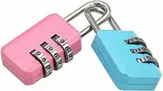 [Generic] Combination Travel Padlock 3 Digit Code Suitcase Luggage Bag Security Lock