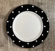 Lenox, Kate Spade, Larabee Road Black, Tidbit Plate (large dot)~new~