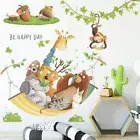 Background Wall Stickers Nursery Sticker Giraffe Wall Stickers Home Decoration