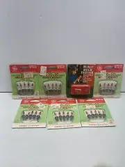 GE Merry Midget Light Sets Christmas Replacement Bulbs W/ Tester Lot NOS Vintage