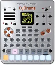 Sonicware CyDrums [Expressive Drum Synthesizer] Neo-Hyperactive Drum Machine, Wavetable x Velocity & Pressure Modulation, Wavetable Synth, Built-in speaker & Battery-powered