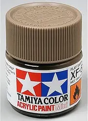 TAMIYA AMERICA 81752 XF52 Mini Acrylic, Flat Earth, 1/3 oz