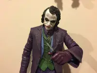 在飛比找Yahoo!奇摩拍賣優惠-BOxx潮玩~NECA 小丑joker 蝙蝠俠黑闇騎士1/4