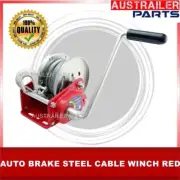 AUTO BRAKE HAND WINCH RED