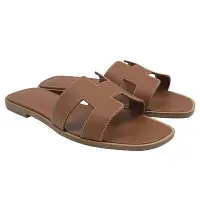 在飛比找Yahoo奇摩購物中心優惠-HERMES Oran sandal 經典H造型女仕涼拖鞋(