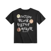 Grayson Threads Kids Future Black History Maker T-Shirt, Black, Size XS, NWT