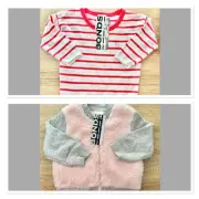Bonds Baby Fluffy Bomber Jacket Size 00 And Bonds Knit Jumper Size 000 BNWT