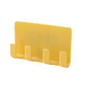 10Pcs Hooks For Hanging Mobile Phone Folder Stand Wall Without Leave Track 4 Hook Storage Racks Keyring Holder Bracket