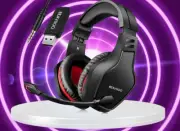 Beaviioo Wireless Gaming Headset with Microphone for PC PS4 PS5 Switch XBOX