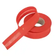 1 Inch Single Fold Bias Tape Polyester for Sewing(Red 10 Yards)