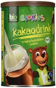 Bio Kids Kakaodrink Drinking Chocolate Cocoa Powder Fairtrade Organic,4er Pack (