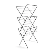 Concertina Clothes Airer - Black