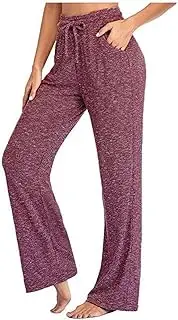 [Generic] Fashion Casual Pants Yoga Pants Quick Drying Trousers Wide Leg Yoga Leggings