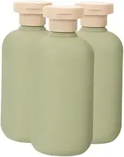 Gatuida 3pcs Travel Size Shampoo Bottles Portable Plastic Refillable Containers With Flip Cap Leak Proof Toiletry Bottles For Shampoo And Conditioner Lightweight For Travel 260ml