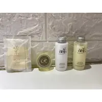 在飛比找蝦皮購物優惠-晶華酒店沐蘭SPA 薑皂 潤髮乳身體乳液擦鞋布舒適牌刮鬍刀刮