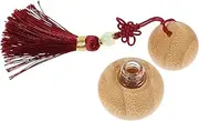 MOTHNUR Vintage Refillable Essential Oil Roller Bottle Design for Travel Perfume Cosmetics Storage Versatile Pendant for Luck Prosperity