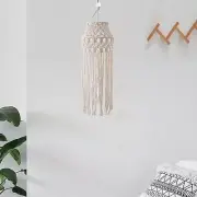 Bohemian Lamps Shade Handmade Macrame Lamp Shade for Bedroom Bathroom Corner