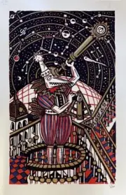 Jim Pollock Neo Linocut Print Phish Bronze Metallic Variant Signed #/400 Poster