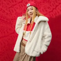 在飛比找momo購物網優惠-【CONVERSE】YOTD JACKET 立領外套 女 C