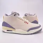 Air Jordan 3 Retro "MUSLIN" 2022 - Size 8.5 - dh7139 100 (8116-17)