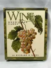 Wine Knowledge Cards by Richard Nidel 48 Cards Pomegranate Trivia Set