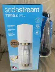 SodaStream Soda Terra Sparkling Water Maker Special Gold Edition