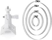 Camera Mount Pipe Mounting Bracket Adjustable Camera Mount Pole Mount 360° Rotation for Ring Stick Up Cam/Ring Spotlight Cam