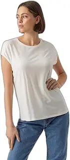 VERO Moda Women's Vmava Plain Ss Top Gajrs Noos T-Shirt