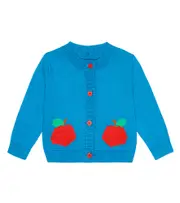 [Stella McCartney Kids] Stella McCartney Kids Baby intarsia cotton cardigan M 3 blue