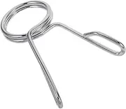 FOYTOKI Barbell Clamps for Dumbbells Spring Clip Collars Weightlifting Barbell Buckle Clip Strength Training Gym Equipment